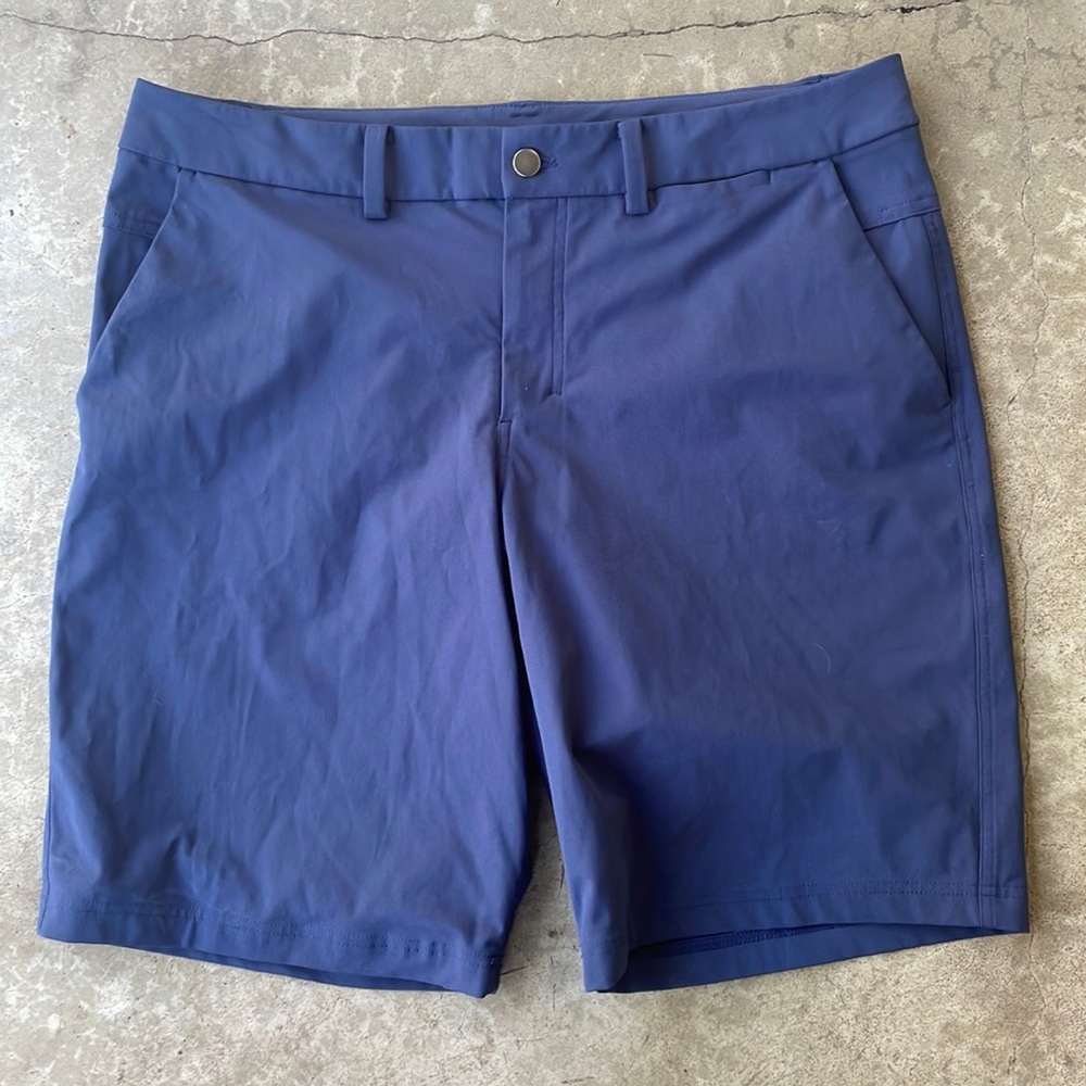 Lululemon The Works Short 11" Warpstreme In Classic Navy Size 36